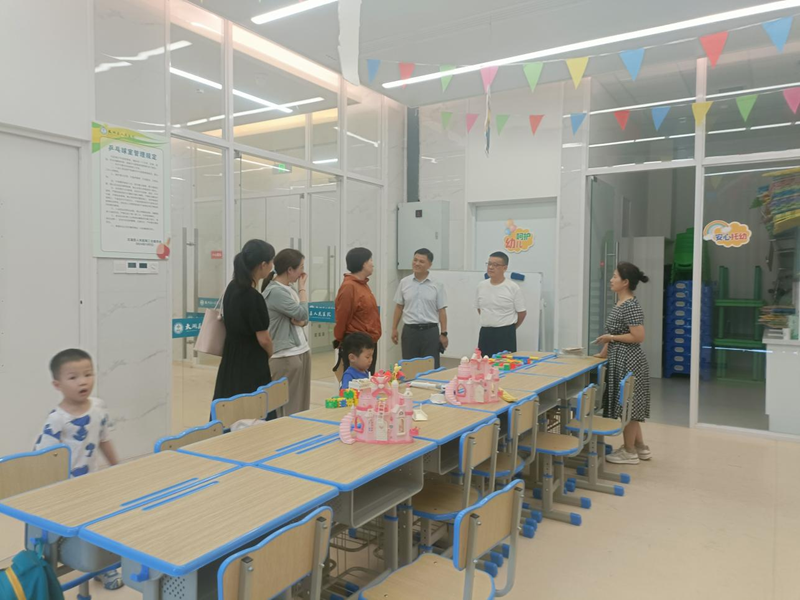 省总工会蹲点组调研太湖县女工家园建设情况